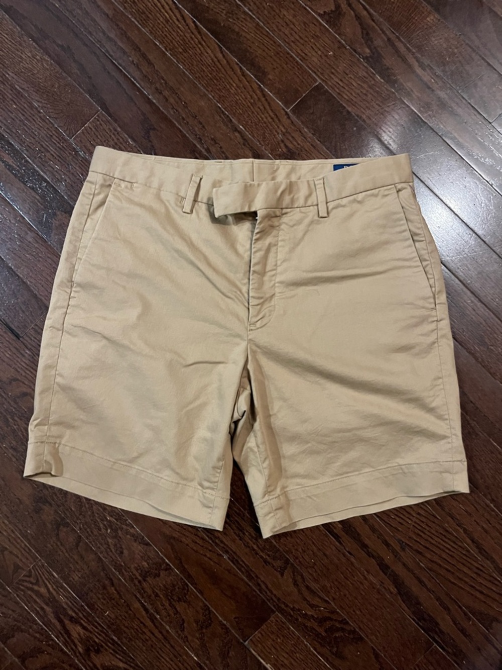 POLO Ralph Lauren Khaki Flat-Front Chino Shorts Size 32